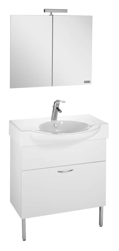 Зеркальный шкаф с подсветкой Jacob Delafon Presquile 80 см 2 дверцы, в наличии - фото 2