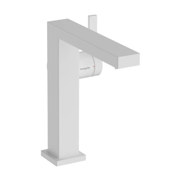 Смеситель для раковины Hansgrohe Tecturis E матовый белый - фото 1