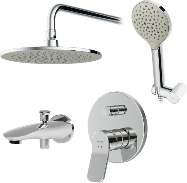 Душевой комплект Am.Pm X-Joy с внутренней частью для ванны с душем - фото 1