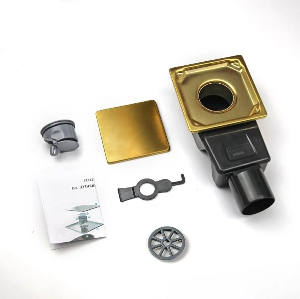 Душевой трап RGW Drain Leo-02-10Gb см золото - фото 3