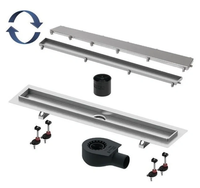 Душевой лоток Tece TECElinus 84 см с основой для плитки - фото 3