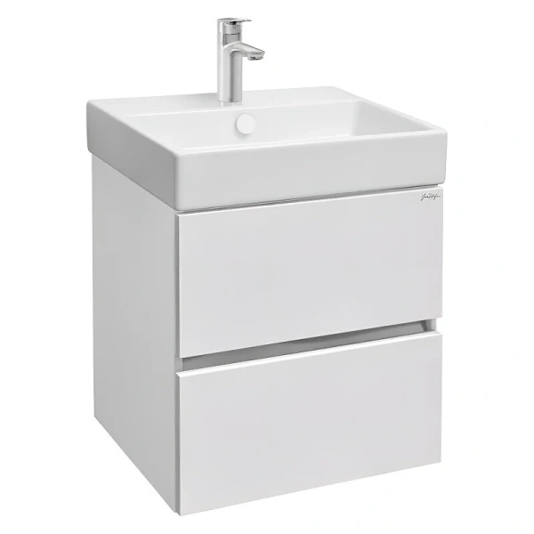 Тумба под раковину подвесная Jacob Delafon Tolbiac 50 см белая глянцевая