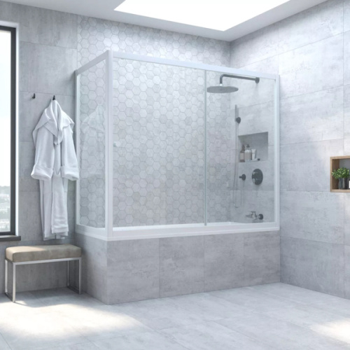 Душевая шторка на ванную Vegas-glass ZV+ZVF 150х75 - фото 1