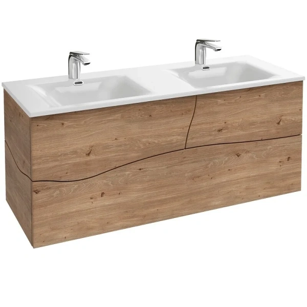 Раковина мебельная Jacob Delafon Sherwood 120 см матовый белый, пристенные - фото 3