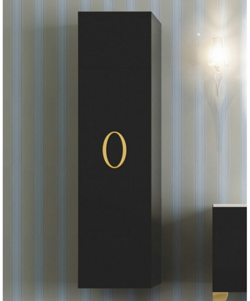 Пенал La Beaute Gard/Kantal/Savoie, черный. Фурнитура ЗОЛОТО - фото 1