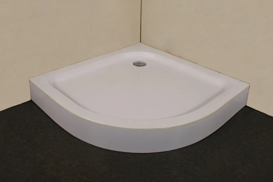 Душевой поддон Grossman 90х90 см четверть круга, недорогие - фото 2