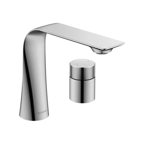 Смеситель Duravit D.1 D11120009010 для раковины, ручка цилиндр, хром - фото 1