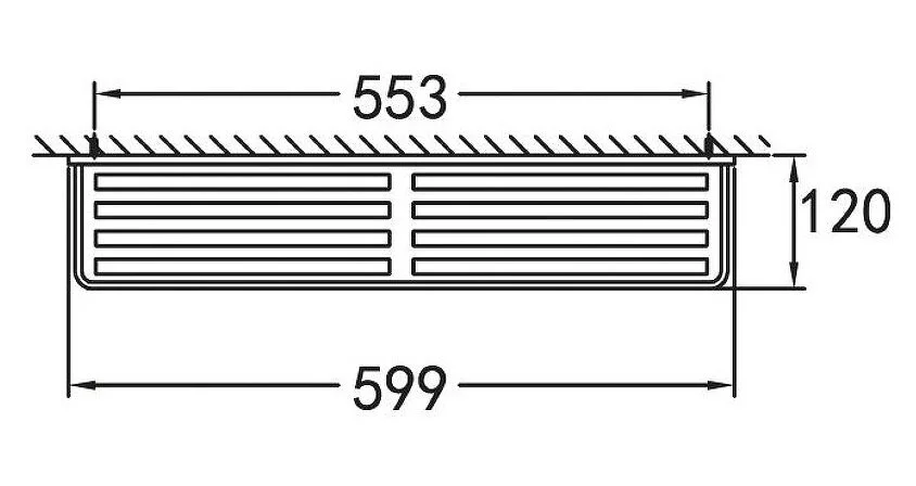 Полочка для ванной Cezares Maxima настенная - фото 2