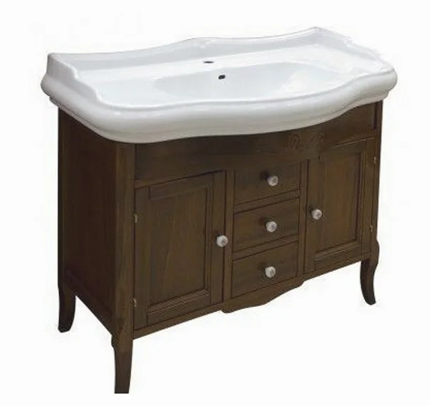 Тумба с раковиной напольная Kerasan Retro 7347 100 см МДФ - фото 1