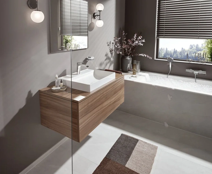 Смеситель для раковины Hansgrohe Vivenis 75020 сливной гарнитур - фото 4