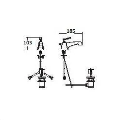 Смеситель для раковины Devon&Devon Time 2TIME210 - фото 2