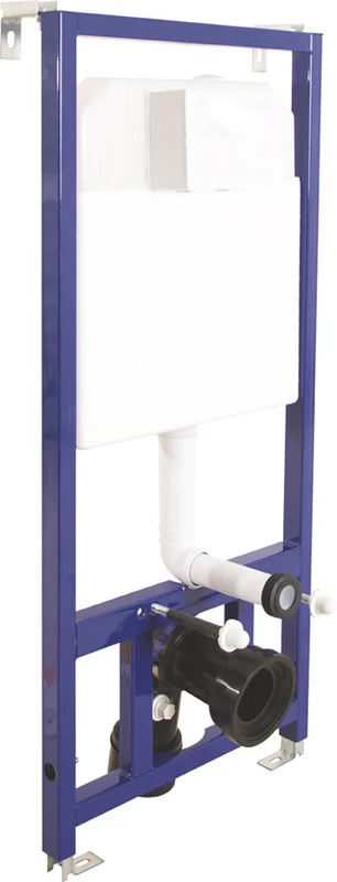 Инсталляция для унитаза Berges Novum клавиша S2 матовый хром, настенные, напольные - фото 7