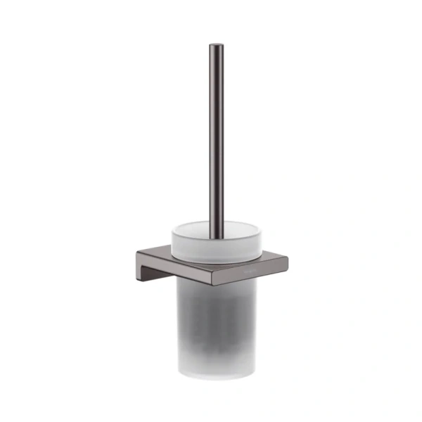 Ершик для унитаза Hansgrohe AddStoris шлифованный черный хром - фото 1