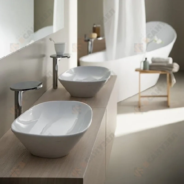 Раковина Laufen Palomba 52 см накладная, керамические - фото 7