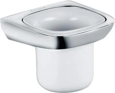 Стакан для ванной Kludi Ambienta с держателем - фото 1