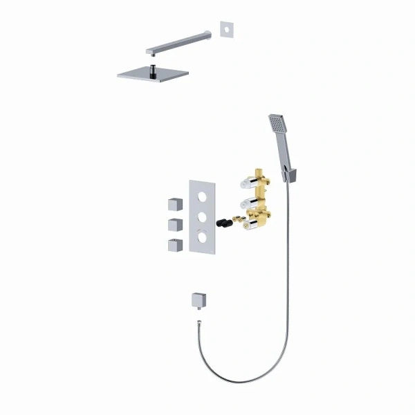 Душевой набор хром Timo Tetra-thermo SX-0179/00SM - фото 4
