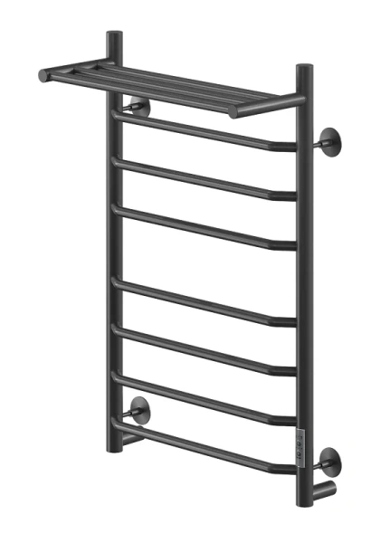 Полотенцесушитель электрический Ника WAY 80х50 см черный матовый - фото 1