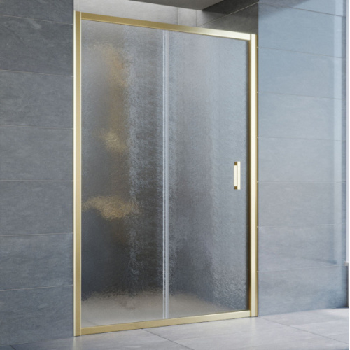Душевая дверь стекло шиншилла Vegas-glass ZP 130 02, хром, бронза, золото, белые, другие - фото 4