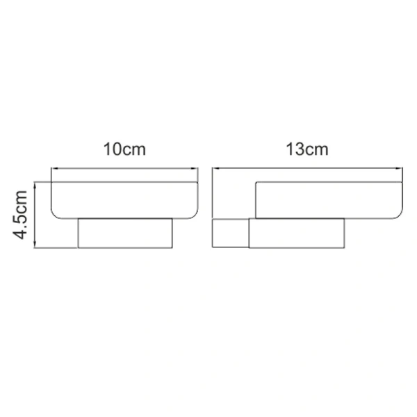 Мыльница WasserKRAFT Sauer глянцевое золото, современные, hi-tech - фото 2