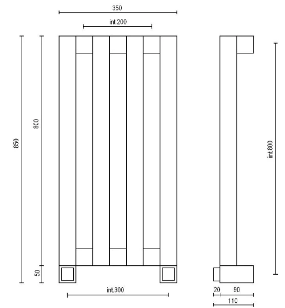 Полотенцесушитель водяной Margaroli Cometa 7-480 - фото 2
