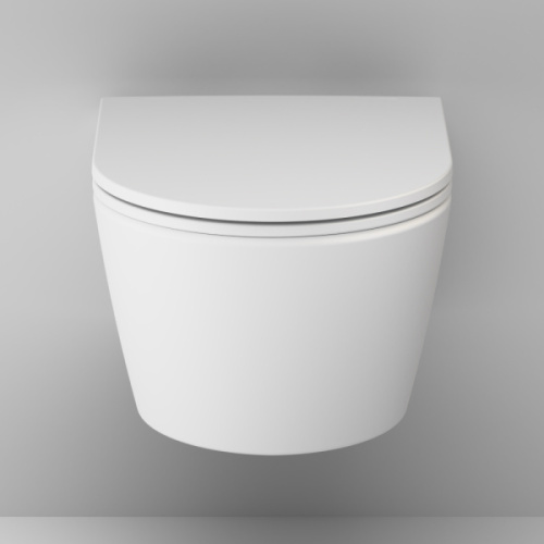 Унитаз подвесной Am.Pm Func белый матовый, с горизонтальным, прямым выпуском, с прямым выпуском - фото 7