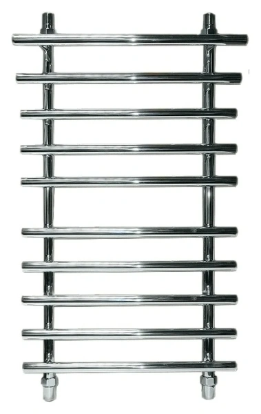 Полотенцесушитель водяной Ника Bamboo 100x40 см хром, современные, hi-tech - фото 2