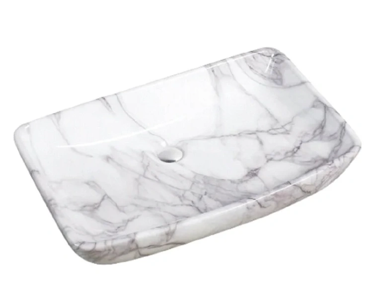 Раковина SantiLine 70 см под мрамор - фото 1