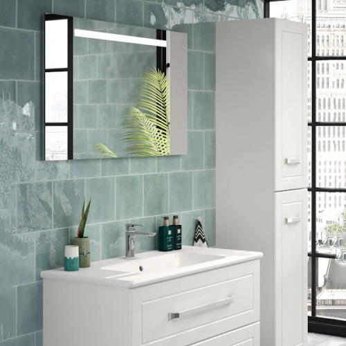 Зеркало с подсветкой Gustavsberg Iconic/Puristic 80 см прямоугольное - фото 2