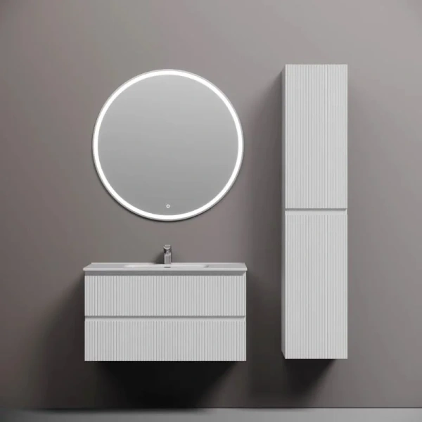 Тумба под раковину подвесная Sancos Snob T 90 см Bianco, подвесная, пристенная - фото 4