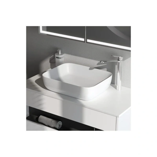 Раковина Am.Pm Func 52 см белая, накладные (на столешницу), пристенные - фото 3