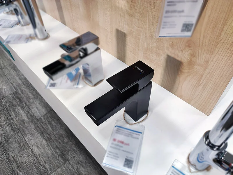 Смеситель для раковины Hansgrohe Vernis Shape матовый черный, однорычажные, двухрычажные - фото 7