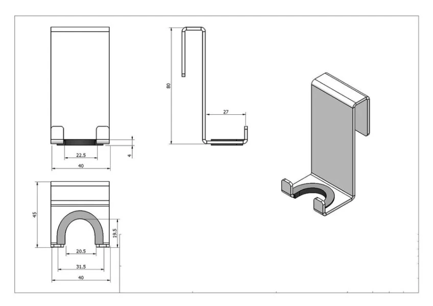 Крючок для ванной Black&White Swan хром - фото 2