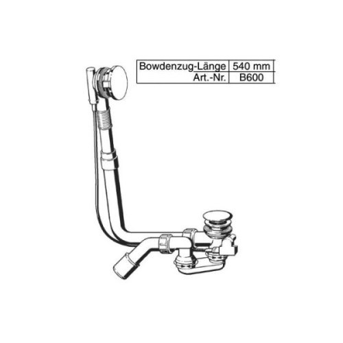 Слив-перелив Bette Multiplex M5 белый - фото 2