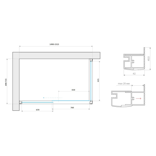 Схема, белый профиль - фото 4