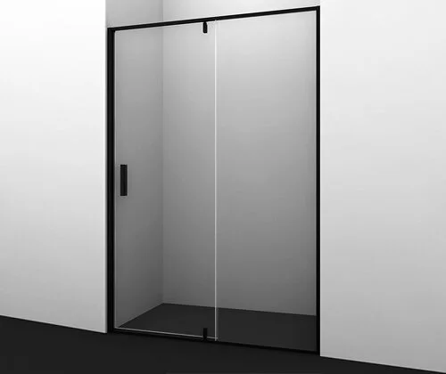 Душевая дверь WasserKRAFT Elbe 120 см профиль черный - фото 1