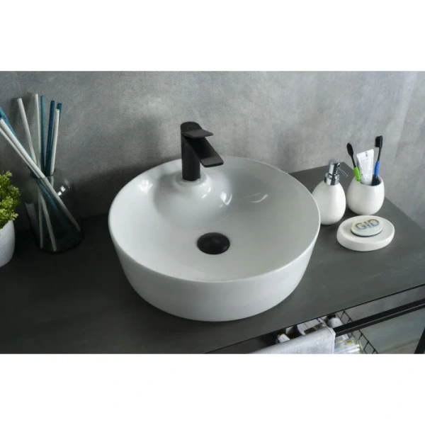 Раковина GID Esfera D1306 44 см белая - фото 4
