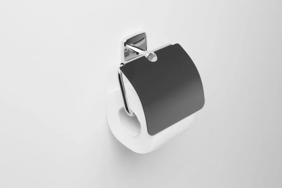 Бумагодержатель Am.Pm Gem с крышкой, хром - фото 3