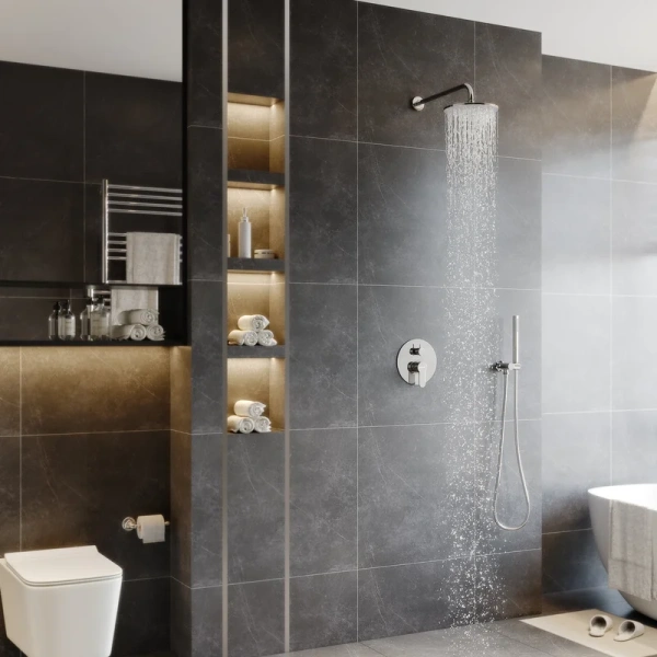 Душевой комплект BERGES Nardis хром сильвер, душевые комплекты, наборы - фото 2