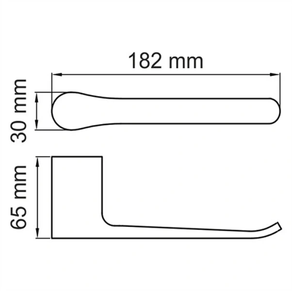Бумагодержатель WasserKRAFT Aisch матовое золото - фото 2