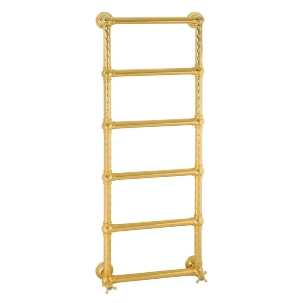 Полотенцесушитель электрический Migliore Edera 49х126 см золото, подключение слева - фото 1