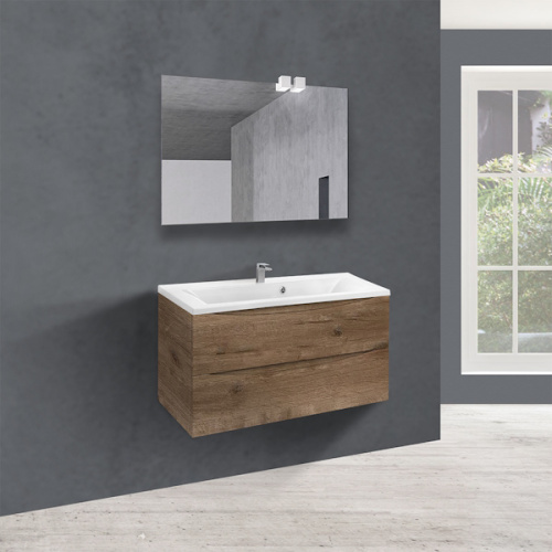 Тумба под раковину подвесная Vincea Mia 89 см V.Oak, в наличии - фото 2