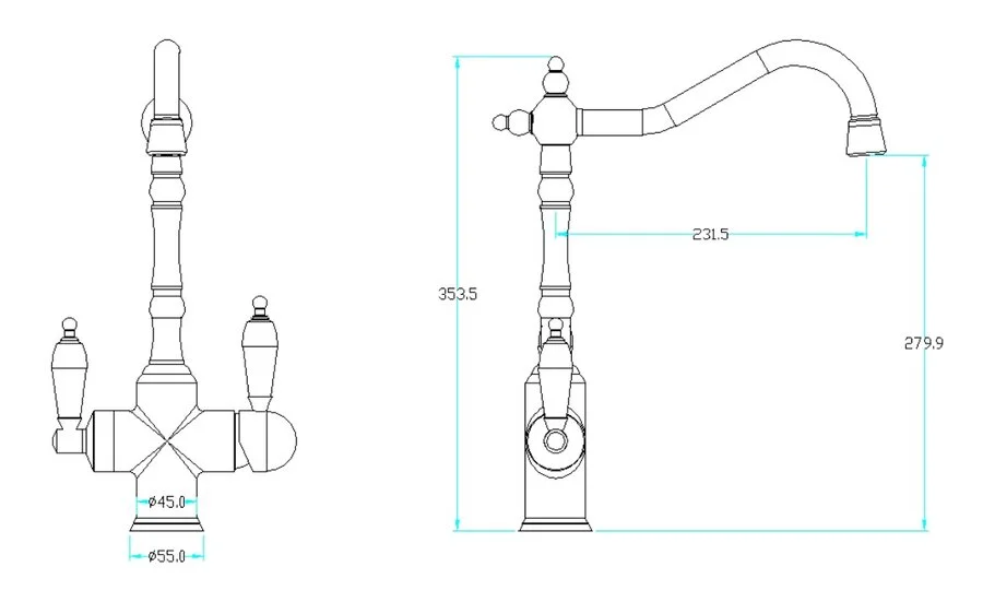 Раковина Comforty 113 36 см круглая - фото 2