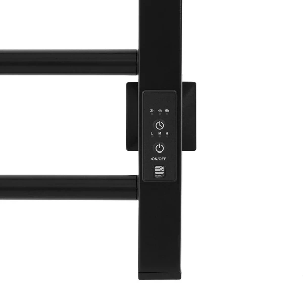 Полотенцесушитель электрический Energy Relo 40x60 см черный матовый, электрические с наружной вилкой, электрические скрытого подключения, правое подключение - фото 5