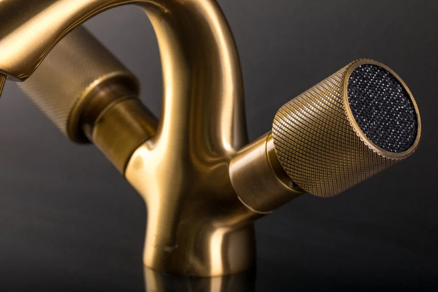 Смеситель для раковины Boheme Royal Cristal бронза, классические, ретро, с элементами стекла, декорированные - фото 3