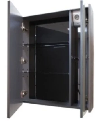 Зеркальный шкаф с подсветкой Roca Ronda 60 см белый матовый/бетон, в наличии - фото 2