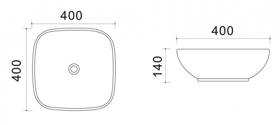 Раковина Azario 40 см белая - фото 3