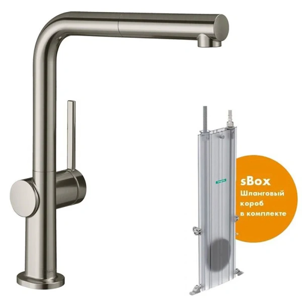 Смеситель для кухни Hansgrohe Talis M54 сталь, современные, hi-tech - фото 3