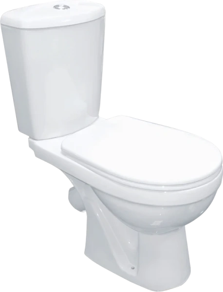 Унитаз компакт Rosa Комфорт с сиденьем микролифт - фото 1