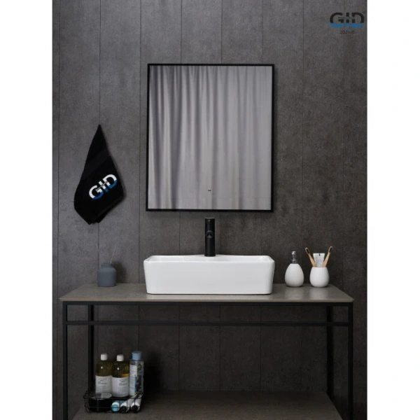 Раковина GID Geometrico N9092 55 см белая - фото 4