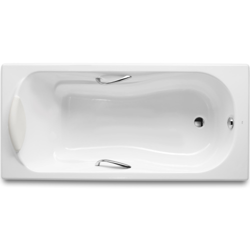 2330G000R ванна HAITI с отверстиями под ручки /160х80/ (бел) - фото 1